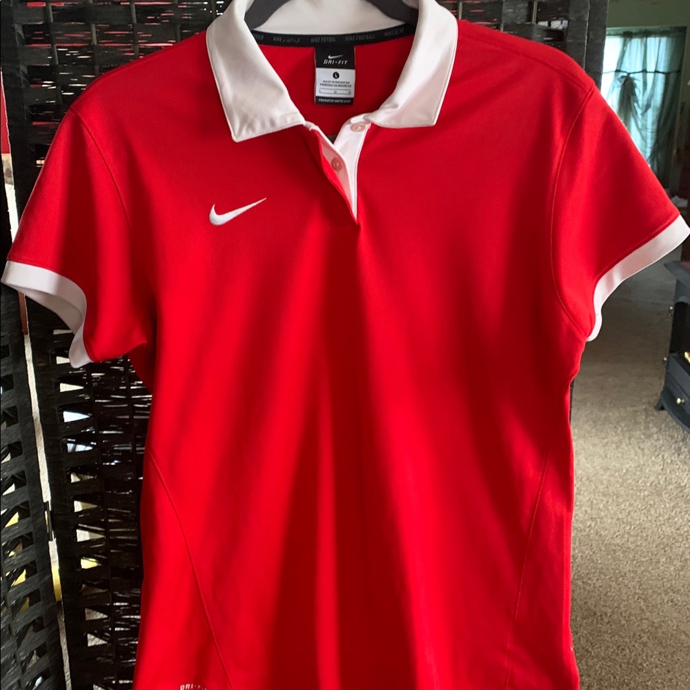 Nike Dri fit football polo.